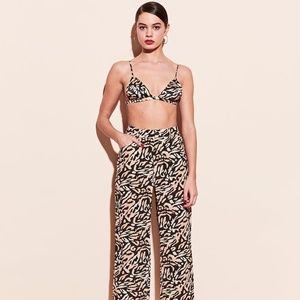 Fleur Du Mal Tiger Print Pants Size 0